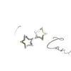 Brinco de Orelha Simples Ins Estilo Coreano Estrela de Cinco Pontas Feminino Design de Nicho Sentido de Celebridade da Internet Brinco de Orelha Personalidade Elegante Acessórios de Orelha Estrela Tendência