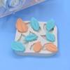 Molde de silicona líquida para hornear pasteles de fondant con hojas grandes y pequeñas, colección de plantas, molde de silicona