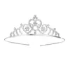 Niños y Niñas Princesa Corona Simple Linda Diadema Bebé Festival Actuación Accesorios para el Cabello Corona de Cumpleaños Corona para Pastel