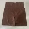 Comercio Exterior Transfronterizo Pantalones Cortos de Mujer talla extra Europeos y Americanos Levanta Glúteos Pantalones de Tres Puntos Ajustados Ropa Exterior Deportiva de Yoga para Correr Pantalones Cortos de Yoga