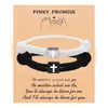Pulsera Nueva de Grabado de Cuerda Estilo Milán de Amazon Bloque de Aleación Ajustable Pulsera Cruzada de Pareja para Hombres y Mujeres suit