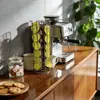 Nuevo Modelo Transfronterizo 24 Cápsulas Portacápsulas de Gran Capacidad Estante Metálico para Almacenamiento de Café Herramienta Organizadora que Ahorra Espacio