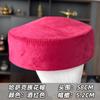 Chapéu Xinjiang Chapéu de Flor Artesanal Estilo Étnico Feminino Chapéu Cúpula para Dança Cazaque Infantil Adulto Acessório de Cabeça