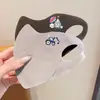 Mascarilla de Protección Solar de Verano para Niños Kuromi Bebé Seda de Hielo Transpirable Protección para Ojos Lavable Linda Mascarilla Facial para Niños y Niñas