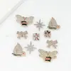 Nuevos Zapatos Croc Hebilla de Zapato Diamante Mariposa Accesorios Estilo Coreano Joyería DIY Accesorios para Zapatos Pantuflas de Verano Hebilla de Zapato