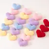 Accesorios de Ganchillo Hechos a Mano Terminados, Colgantes, Joyería, Decoraciones para Ropa, Accesorios de Tela para Zapatos y Calcetines, Formas de Corazón Decorativas