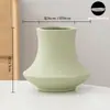 Orquídea Phalaenopsis em Vaso Único com Sensação Luxuosa e de Alto Padrão, Vaso de Cerâmica Alto para Flores Secas em Vaso, Vaso de Flor de Orquídea Branco