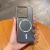 Adecuado para funda de teléfono Meizu 22, acabado metálico corrugado, adsorción magnética, nuevo modelo 21 Pro, cobertura total, botones metálicos, carcasa rígida simple