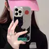 Fábrica de Origen Gato Negro Globo Manzana Peculiar 15 Funda para Teléfono iPhone 18 Pro Max Espejo Anti-Caídas Cubierta Protectora