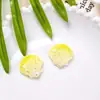 Accesorios de Animales Marinos de Resina Translúcida con Concha de Purpurina Accesorios DIY para Bolsos Sombreros Pasadores Hebillas de Zapatos DIY