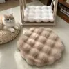 Alfombrilla para Mascotas para Otoño e Invierno, Cojín Redondo de Felpa de Piel de Conejo, Engrosado, Antideslizante, Cálido, Universal para Gatos y Perros, Alfombra de Sala de Estar, Dropshipping Disponible