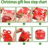 Fabricante projeta e personaliza nova caixa de maçã de Natal, caixa de embalagem de coração de doces para crianças, caixa de presente de véspera de Natal