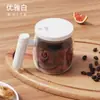 Cross-border novo vidro elétrico copo de mistura automática copo de café portátil caneca de vidro de escritório