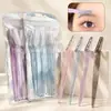 Cuchillas de cejas al por mayor transfronterizas en frasco, con red de seguridad, cuchillas de belleza para cejas, seguras y resistentes a los arañazos para salones de belleza