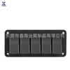Painel de Alimentação com Interruptor para Carro de Viagem RV em Forma de Barco à Prova d'Água com Luz Interruptor Basculante de Seis Pinos em Três Velocidades em Forma de Barco