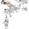 Aplicable a Volkswagen Audi A6LC62.0T Skoda asiento de accesorios de válvula de escape de coche válvula de recirculación de gases de escape