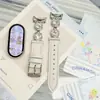 Adecuado para Pulsera Xiaomi 11, Nueva Correa de Reloj Kt Cat Incrustada de Diamantes 8/9/Nfc, Elegante Correa de Cuero para Reloj de Pulsera para Mujer