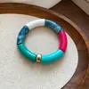 Pulseira Aberta Oval Manchada de Resina Super Fada Pequena Fresca e Doce Pulseira Ins Luxo Acessível Joia de Mão de Alta Qualidade para Mulheres