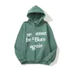 En Stock Nuevo Estilo Otoño/Invierno 2026 Ins Hip-Hop Inspirado en Kanye Sudadera con Capucha Unisex Estampado de Letras de Espuma con Forro Polar