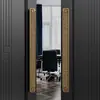 Nova Maçaneta de Vidro Bronze Antigo Estilo Chinês para Portas de Quartos Privados de Hotel, Salões de Banquetes e Lojas, Maçaneta de Porta de Madeira Maciça de Abertura Dupla com Design Patenteado