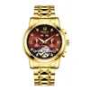 Reloj Mecánico Oubogeya para Hombre Hueco Modelo Nuevo Reloj para Hombre Completamente Automático Marca Reloj de Negocios Al por Mayor
