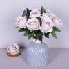 Dia dos Namorados única pérola flanela rosa parede cachoeira simulação flor flor falsa arranjo de flores decoração de casa transfronteiriça