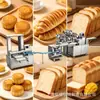 Linha de Produção de Pão Caterpillar Conjunto Completo de Máquinas para Produção de Torradas Equipamentos para Fábrica de Alimentos Assados Conjunto Completo Máquina de Pão Crocante para Biscoitos