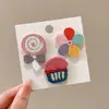 Lindos pasadores para el cabello de niños con diseños de flores, Pinzas para flequillo de princesa, Pegatinas mágicas de dibujos animados, Accesorios para el cabello frescos y dulces para niñas pequeñas