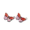 2 Colgantes de Mariposa con Bloques de Color Estampados de Gota de Aceite de Colores 15 Colores Populares para DIY Hecho a Mano Collares Pulseras Accesorios de Joyería