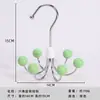 Gancho de Guarda-Roupa Multifuncional Giratório Seis Garras para Roupas Íntimas, Suspensórios, Chapéus, Gravatas Cabide Organizador Gancho Venda por Atacado