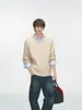 Suéter de Manga Larga Transfronterizo, Estilo Harajuku Perezoso para Hombre, Nueva Moda de Otoño, Versátil Simple Ins Tendencia de Temperamento Literario