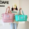 Bolsa de Viaje de Moda 2025 Nuevo Estilo Simple Separación Seco y Húmedo Se Puede Colocar con Carro Bolsa de Fitness Gran Capacidad Bolsa de Almacenamiento con Expansión