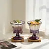 Taça de Vinho Roxa de Alta Qualidade com Laço, Taça de Champanhe, Taça de Licor, Taça de Vinho de Frutas