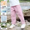 100% AlgodãoCalças Infantis Mianhuatang Antibacterianas Classe A Algodão Puro Meninas Meninos Estilo Primavera e Outono Bebê Criança Pequena