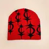 Nuevo patrón gorro de punto estilo europeo y americano de nicho para hombres y mujeres cálido personalidad hip-hop rap gorro pullover para exteriores venta al por mayor