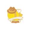 Insignia de metal de la serie Bee estúpida de dibujos animados, interesante traje de insecto animal, broche de pintura horneada de varios estilos