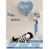 Accesorios para Fotos de Luna Llena de Bebé 100 Días Arreglo Decoración de Escena de Bebé Globos 100 Niños y Niñas Sentido Ritual 30 Días