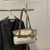 Bolsa de Grande Capacidade para Mulheres, Versátil para Outono e Inverno, Novo Estilo 2025, Bolsa de Ombro Simples, Tendência Este Ano, Bolsa Tote Texturizada para o Dia a Dia