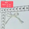 Accesorios de Ropa Hechos a Mano con Cuentas en Stock, Dijes para Bolsos de Moño de Perla, Decoraciones para Zapatos de Moño de Cristal Venta al por Mayor