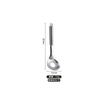Juego de utensilios de cocina de acero inoxidable con mango de tubo redondo pequeño, espátula, colador, cuchillo y tenedor, pinzas, batidor de huevos, juego de utensilios de cocina