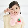 Processamento personalizado lenço do bebê de inverno de pelúcia quente lenço das crianças meninas quente coreano dos desenhos animados cachecol atacado