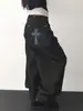 Jeans de Perna Larga Simples Fresco Temperamento Niche Retro Japonês Casual Versátil Solto Emagrecimento Cintura Alta Calças Longas Primavera