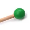 Xilofone/marimba baqueta marimba baqueta marimba baqueta Haste de ácer baqueta de teclado cabeça de silicone
