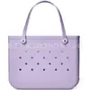 Bolsa de playa de EVA, bolsa perforada, popular en Europa y América, bolso de mano de playa para mujer, estilo de verano, se puede personalizar con accesorios DIY