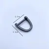 Hebilla de herradura al por mayor de fábrica hebilla de 8 palabras varilla de tornillo cruzada desmontable accesorios para llave de coche de palabra D llavero para coche