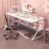 Escritorio de computadora, mesa de escritorio simple para vivienda de alquiler, escritorio para juegos, escritorio para oficina en casa, banco de trabajo, escritorio para dormitorio, escritorio de estudio