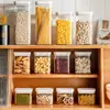 Latas Selladas para Mascotas para Granos de Café, Azúcar, Granos, Fideos, Almacenamiento de Productos Secos, Contenedores de Almacenamiento de Grado Alimenticio