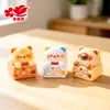 Nova Miniatura de Gatinho DIY Criativa Artesanal Bolsa de Gatinho de Papelão Pingente de Chaveiro Material Pingente de Resina Ornamento