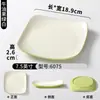 Platos de vajilla de melamina para restaurantes de comida rápida comerciales, platos cuadrados de dos colores, platos de comida rápida de arroz con pata de cerdo, platos de tazón de arroz para restaurantes