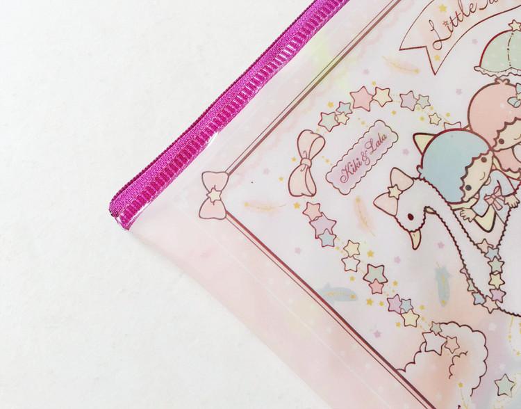 卡通pvc文具笔袋 透明PVC考试铅笔袋 PVC办公资料档案